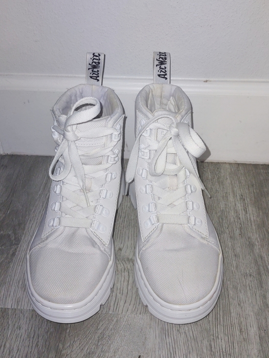 Dr. Martens Shoes - Dr. Martens White High-Top Sneakers Size 5